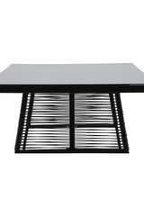 Dallas Outdoor - Esstisch rechteckig - schwarz/Stahl - Outdoor - Esstische (rechteckig) - ALVAHOME