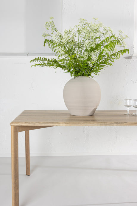 Damon rechteckiger Esstisch - white - wash/MDF - Rechteckige Esstische - ALVAHOME