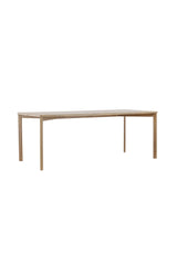 Damon rechteckiger Esstisch - white - wash/MDF - Rechteckige Esstische - ALVAHOME