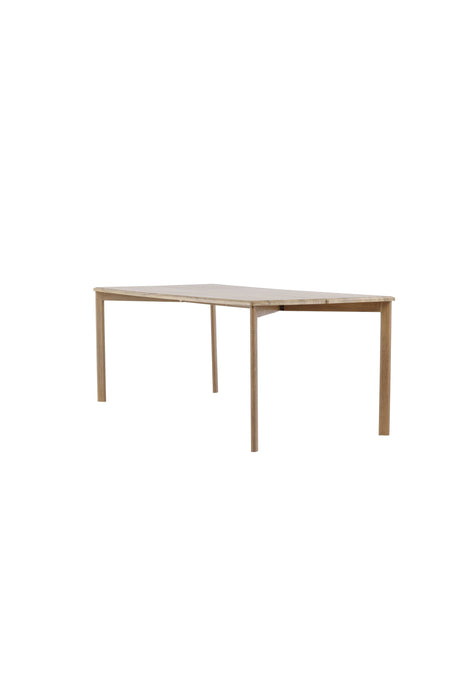 Damon rechteckiger Esstisch - white - wash/MDF - Rechteckige Esstische - ALVAHOME