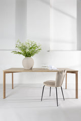 Damon rechteckiger Esstisch - white - wash/MDF - Rechteckige Esstische - ALVAHOME