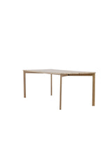 Damon rechteckiger Esstisch - white - wash/MDF - Rechteckige Esstische - ALVAHOME