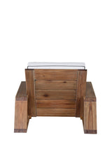 Daria Outdoor Lounge - Stuhl - braun/Akazie - Accent Chair - ALVAHOME