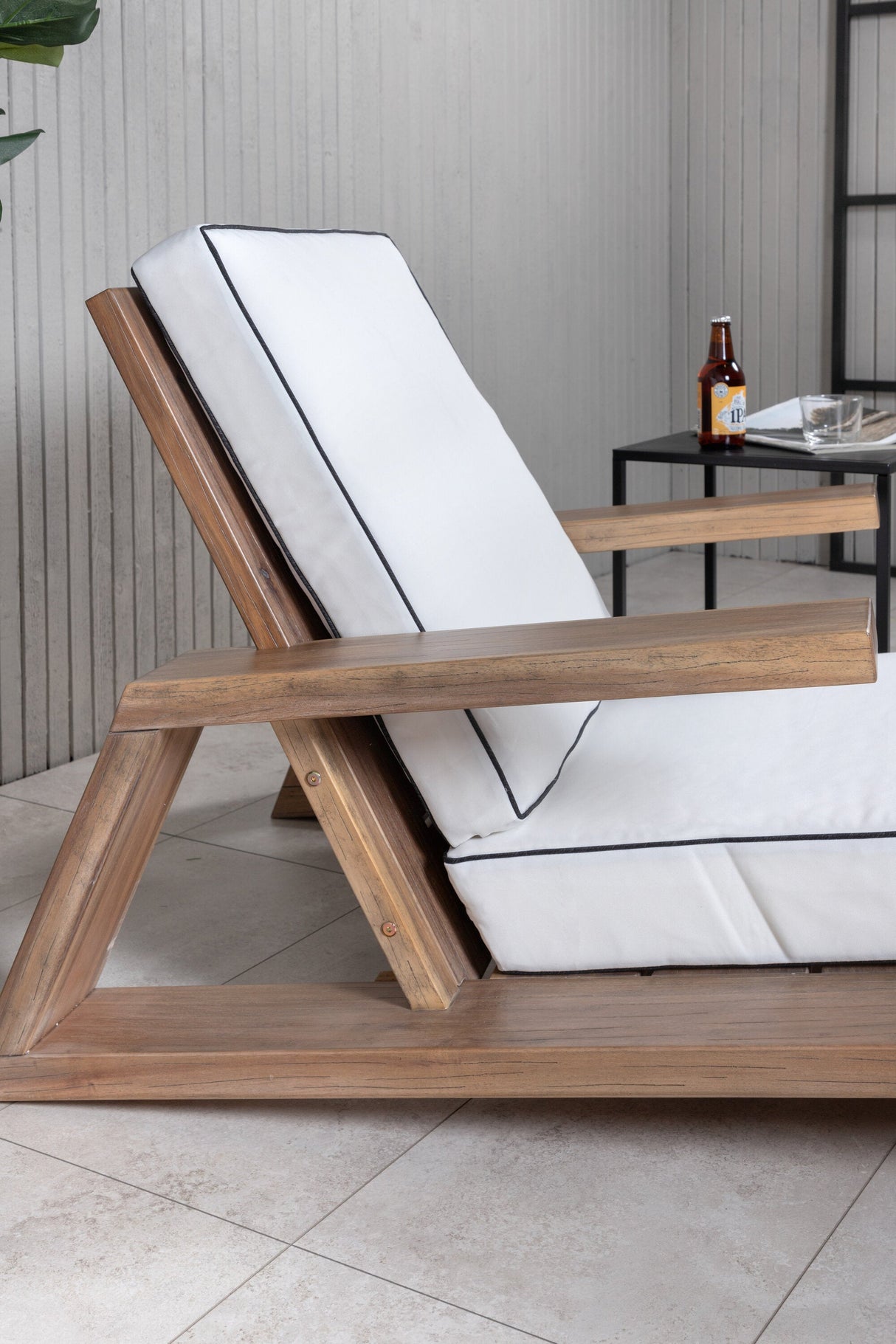 Daria Outdoor Lounge - Stuhl - braun/Akazie - Accent Chair - ALVAHOME