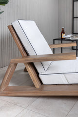 Daria Outdoor Lounge - Stuhl - braun/Akazie - Accent Chair - ALVAHOME