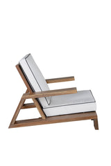 Daria Outdoor Lounge - Stuhl - braun/Akazie - Accent Chair - ALVAHOME