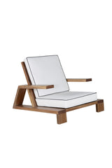 Daria Outdoor Lounge - Stuhl - braun/Akazie - Accent Chair - ALVAHOME
