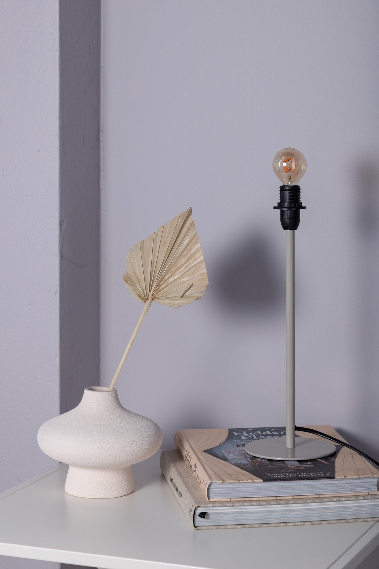 Dasir Tischlampe - beige/Stahl - Tischlampen - ALVAHOME