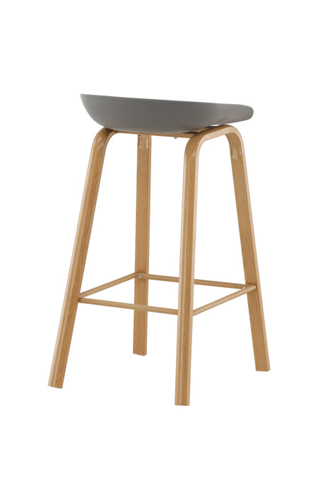Decatur Barhocker - grau/Stahl - Barhocker - ALVAHOME