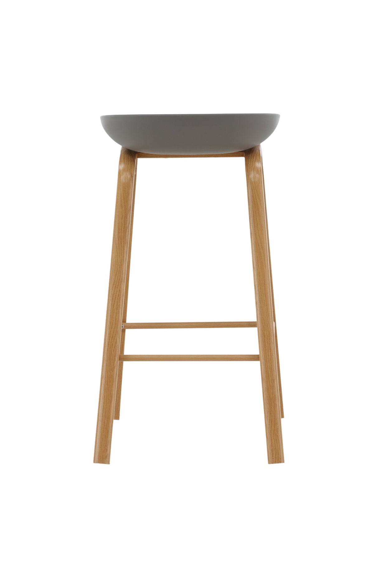 Decatur Barhocker - grau/Stahl - Barhocker - ALVAHOME