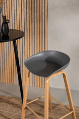 Decatur Barhocker - grau/Stahl - Barhocker - ALVAHOME