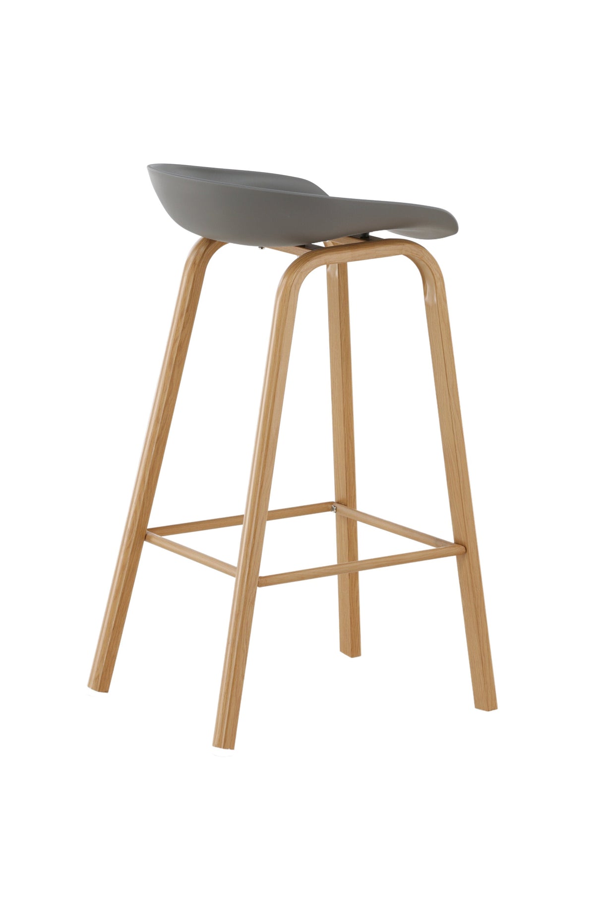 Decatur Barhocker - grau/Stahl - Barhocker - ALVAHOME