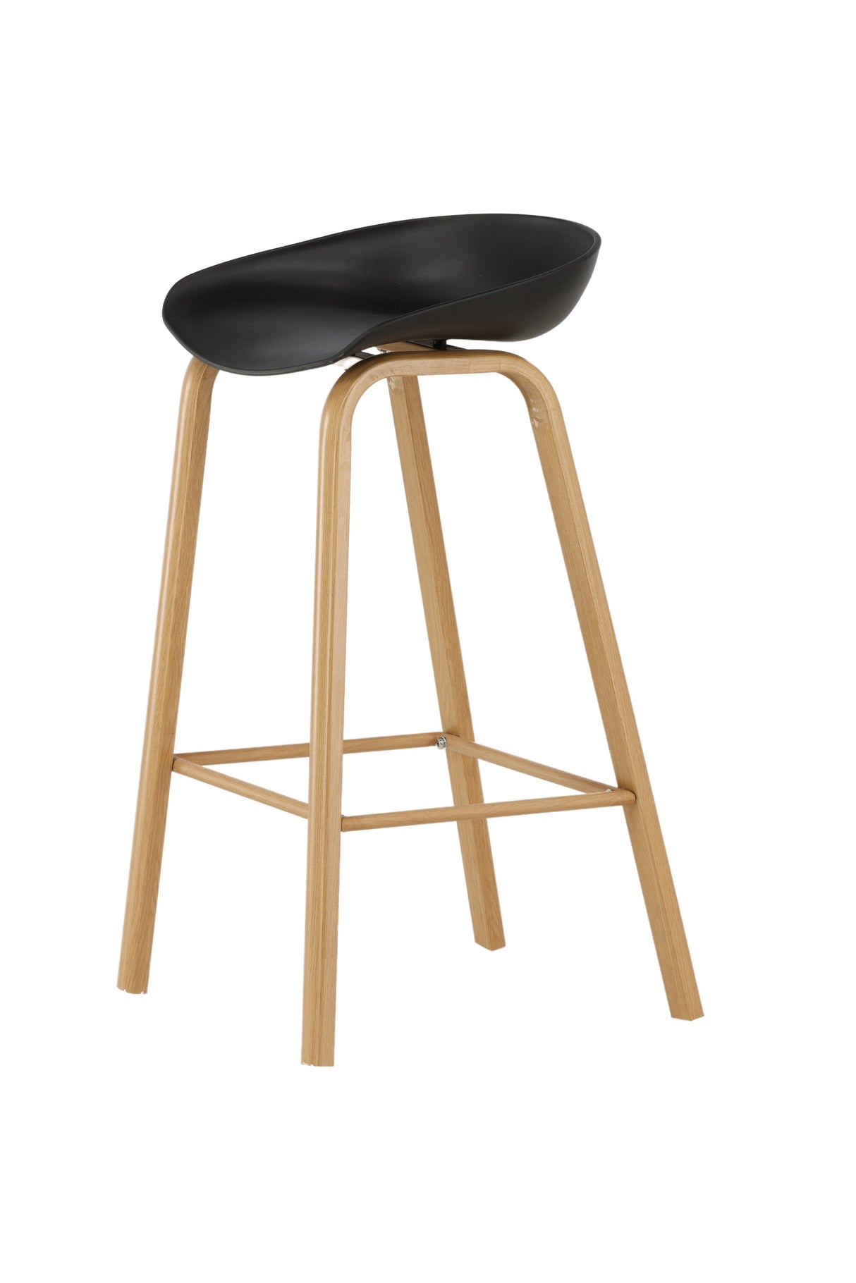 Decatur Barhocker - schwarz/Stahl - Barhocker - ALVAHOME