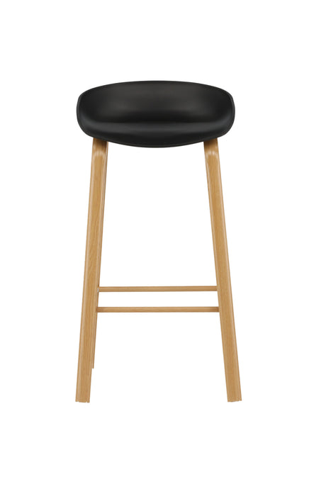 Decatur Barhocker - schwarz/Stahl - Barhocker - ALVAHOME
