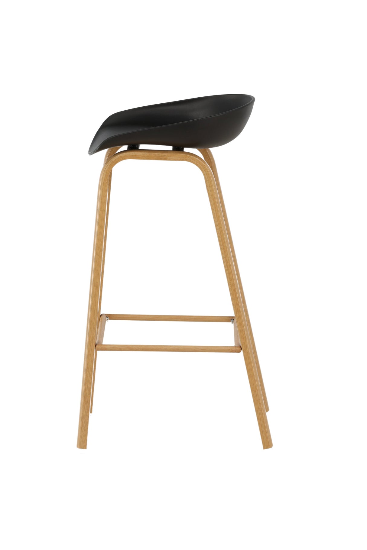 Decatur Barhocker - schwarz/Stahl - Barhocker - ALVAHOME