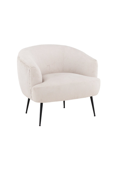 Derry Sessel - beige/Polyester - Kord - Sessel - ALVAHOME