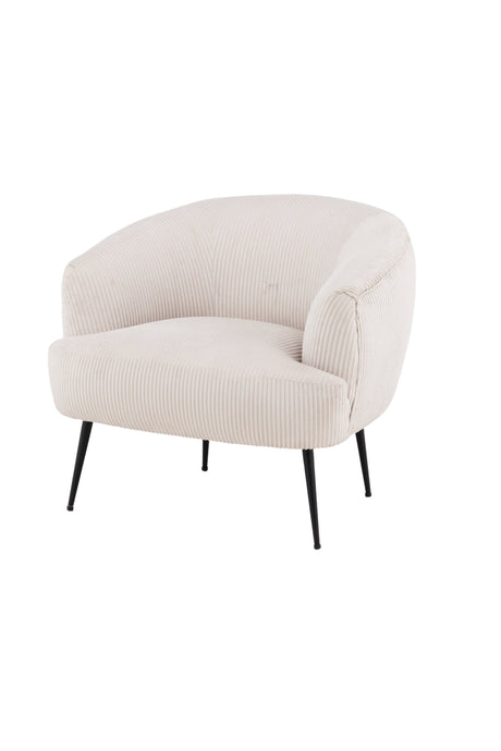 Derry Sessel - beige/Polyester - Kord - Sessel - ALVAHOME