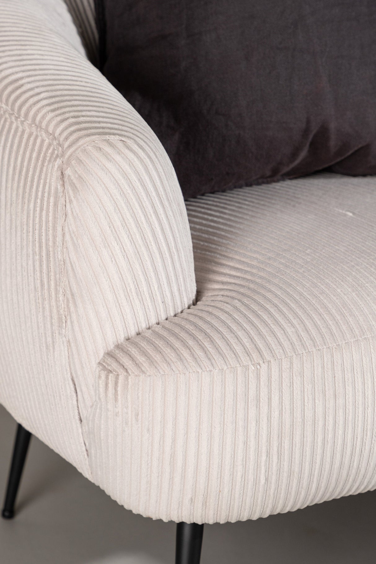 Derry Sessel - beige/Polyester - Kord - Sessel - ALVAHOME
