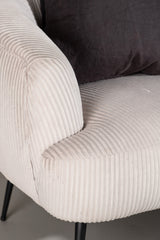 Derry Sessel - beige/Polyester - Kord - Sessel - ALVAHOME