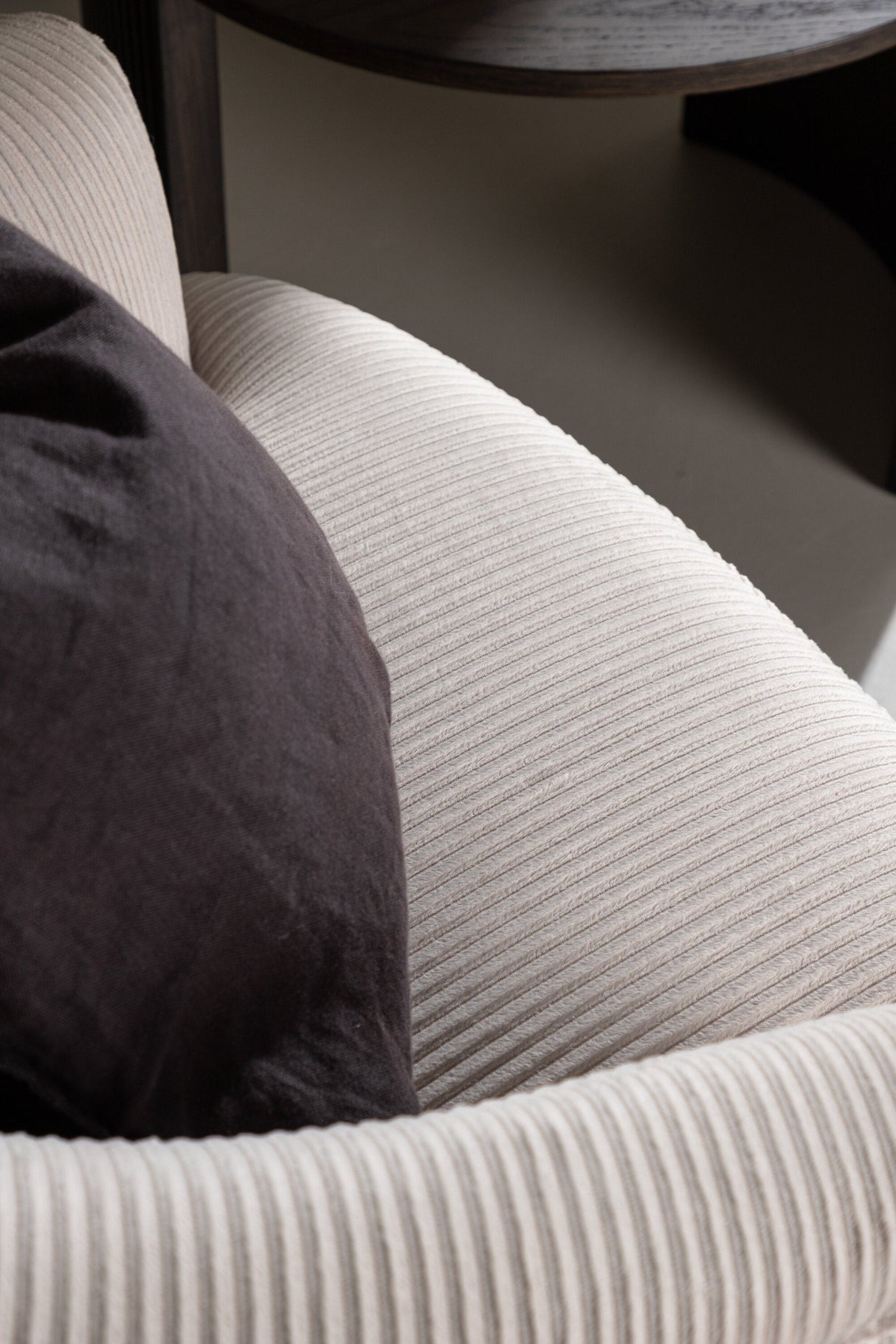 Derry Sessel - beige/Polyester - Kord - Sessel - ALVAHOME