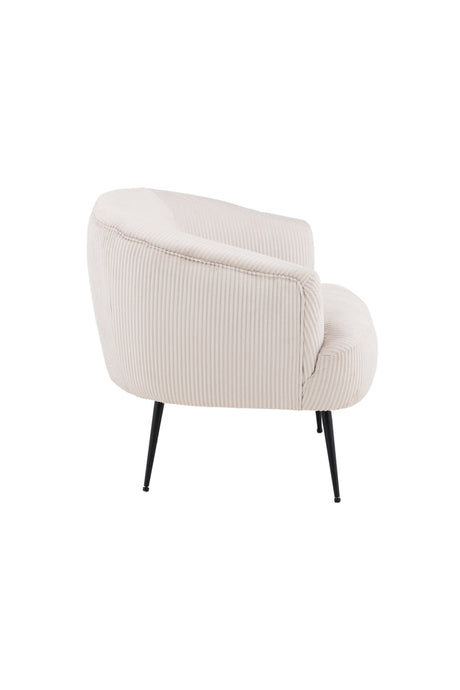Derry Sessel - beige/Polyester - Kord - Sessel - ALVAHOME