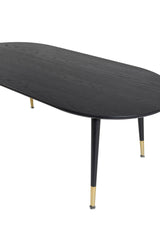 Dipp Couchtisch - schwarz/Furnier - Couchtische - ALVAHOME