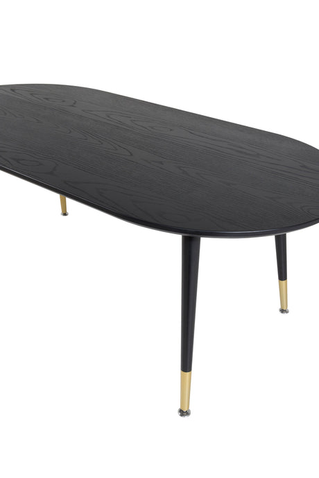 Dipp Couchtisch - schwarz/Furnier - Couchtische - ALVAHOME