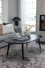 Dipp Couchtisch - schwarz/Furnier - Couchtische - ALVAHOME