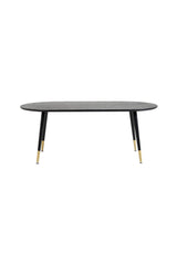 Dipp Couchtisch - schwarz/Furnier - Couchtische - ALVAHOME
