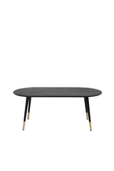 Dipp Couchtisch - schwarz/Furnier - Couchtische - ALVAHOME