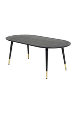 Dipp Couchtisch - schwarz/Furnier - Couchtische - ALVAHOME