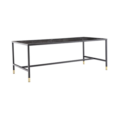 Dipp Couchtisch - schwarz/Stahl - Couchtische - ALVAHOME