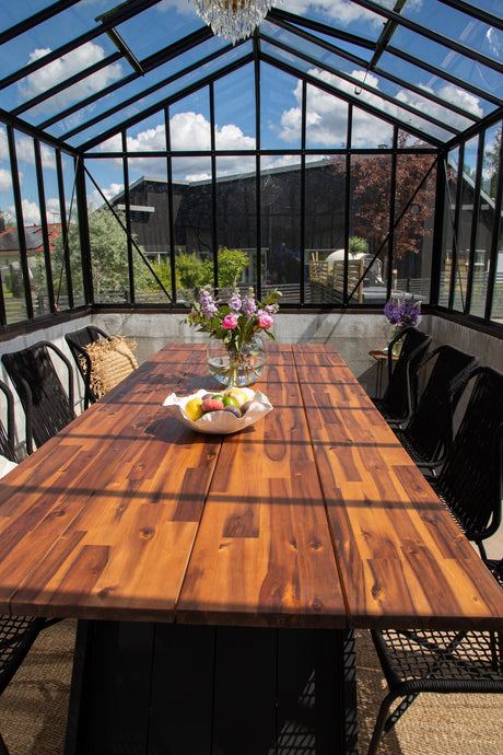 Doory Outdoor - Esstisch rechteckig - natur/Akazie - Outdoor - Esstische (rechteckig) - ALVAHOME