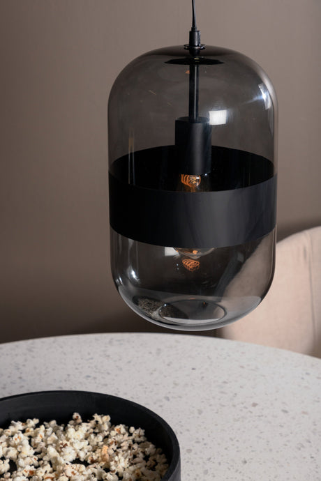 Dropp Pendelleuchte - schwarz/Glas - Pendelleuchten - ALVAHOME