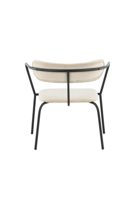 Duffy Sessel - beige/Polyester - Samt - Sessel - ALVAHOME