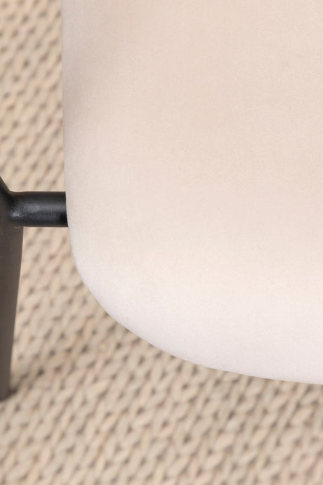 Duffy Sessel - beige/Polyester - Samt - Sessel - ALVAHOME