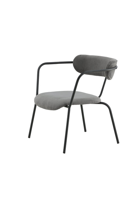 Duffy Sessel - grau/Polyester - Kord - Sessel - ALVAHOME