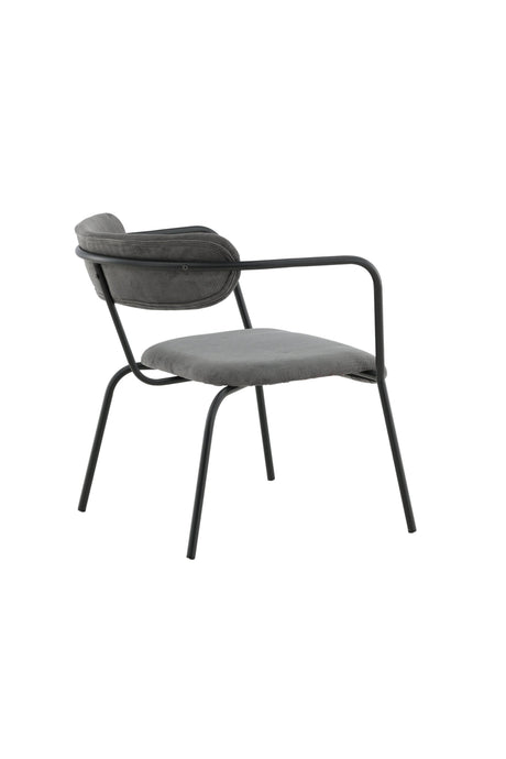 Duffy Sessel - grau/Polyester - Kord - Sessel - ALVAHOME