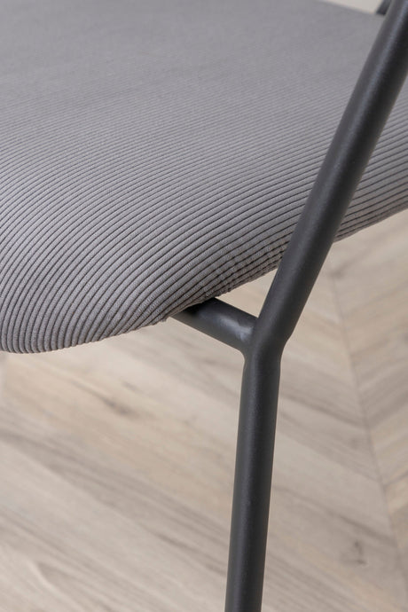 Duffy Sessel - grau/Polyester - Kord - Sessel - ALVAHOME