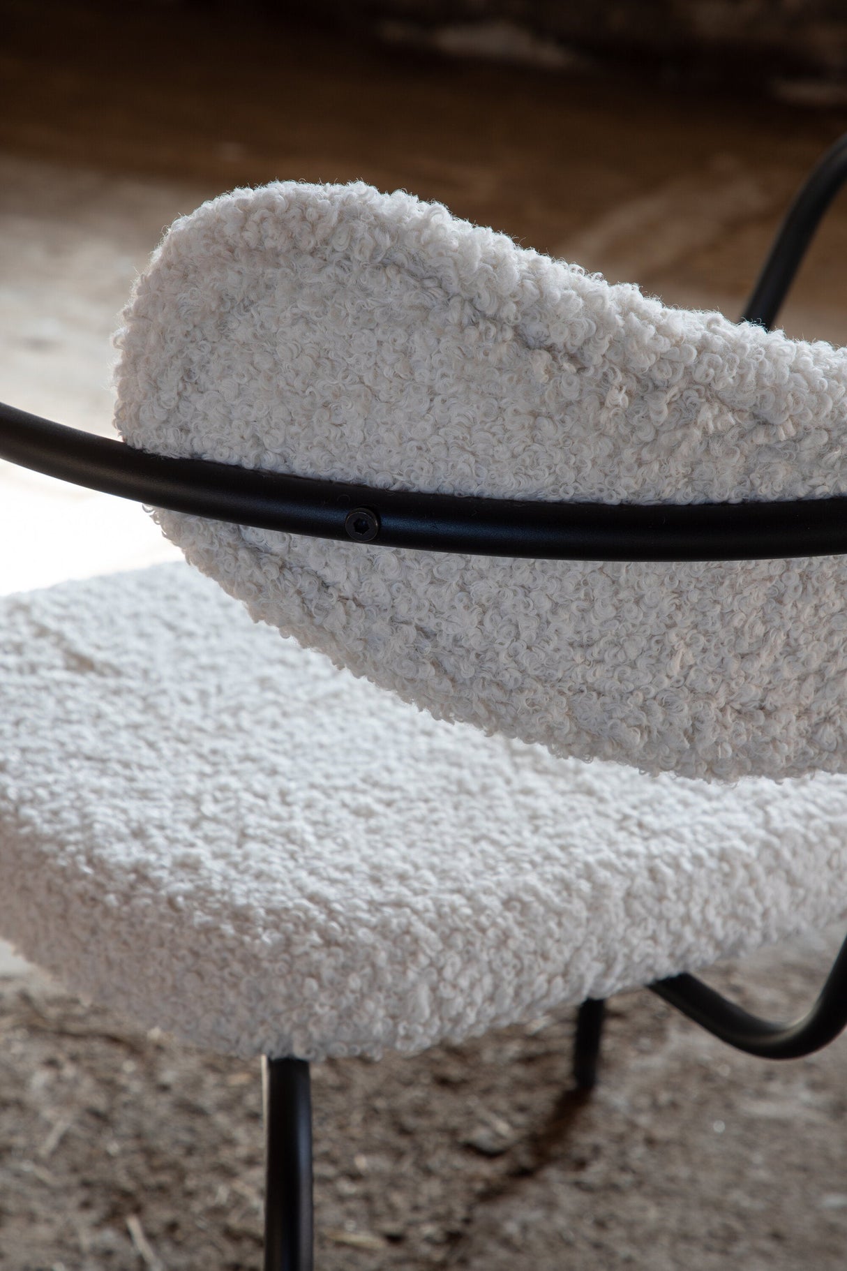 Duffy Sessel - off - white/Polyester - Teddy - Sessel - ALVAHOME