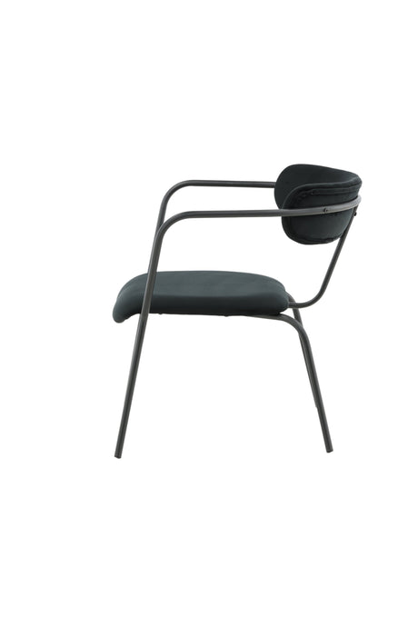 Duffy Sessel - schwarz/Polyester - Samt - Sessel - ALVAHOME