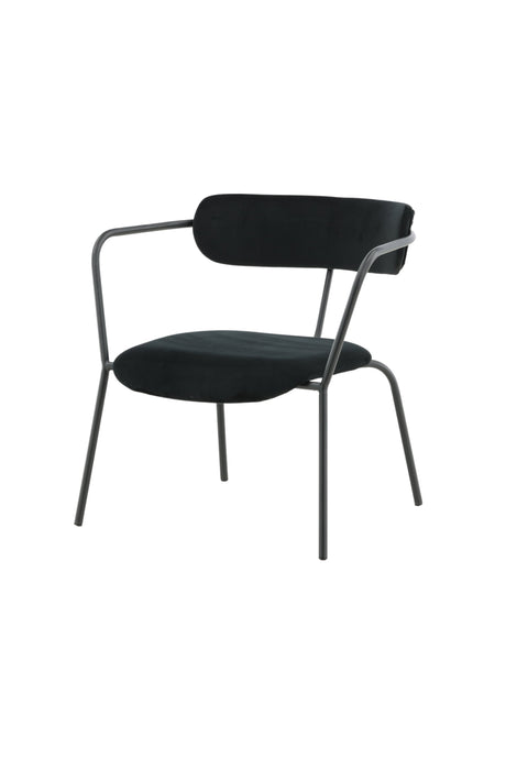 Duffy Sessel - schwarz/Polyester - Samt - Sessel - ALVAHOME