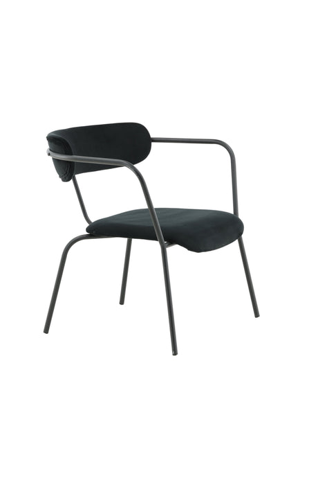 Duffy Sessel - schwarz/Polyester - Samt - Sessel - ALVAHOME