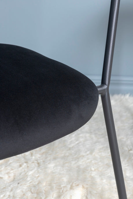 Duffy Sessel - schwarz/Polyester - Samt - Sessel - ALVAHOME