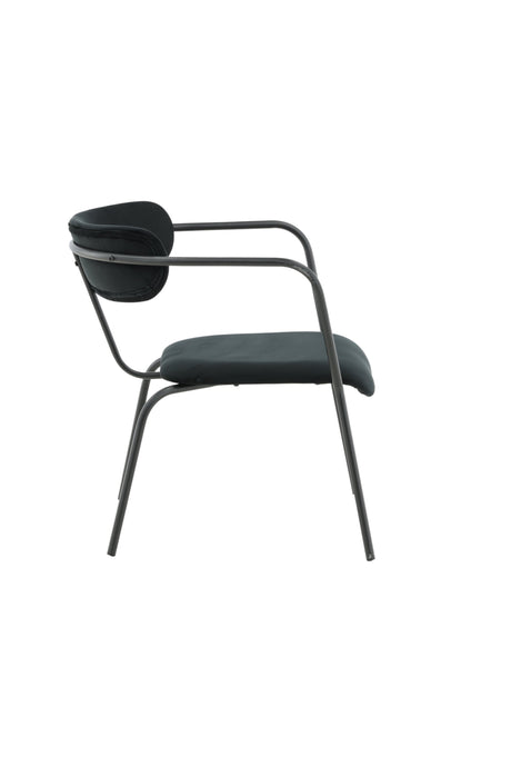 Duffy Sessel - schwarz/Polyester - Samt - Sessel - ALVAHOME