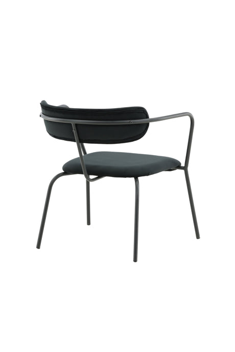 Duffy Sessel - schwarz/Polyester - Samt - Sessel - ALVAHOME