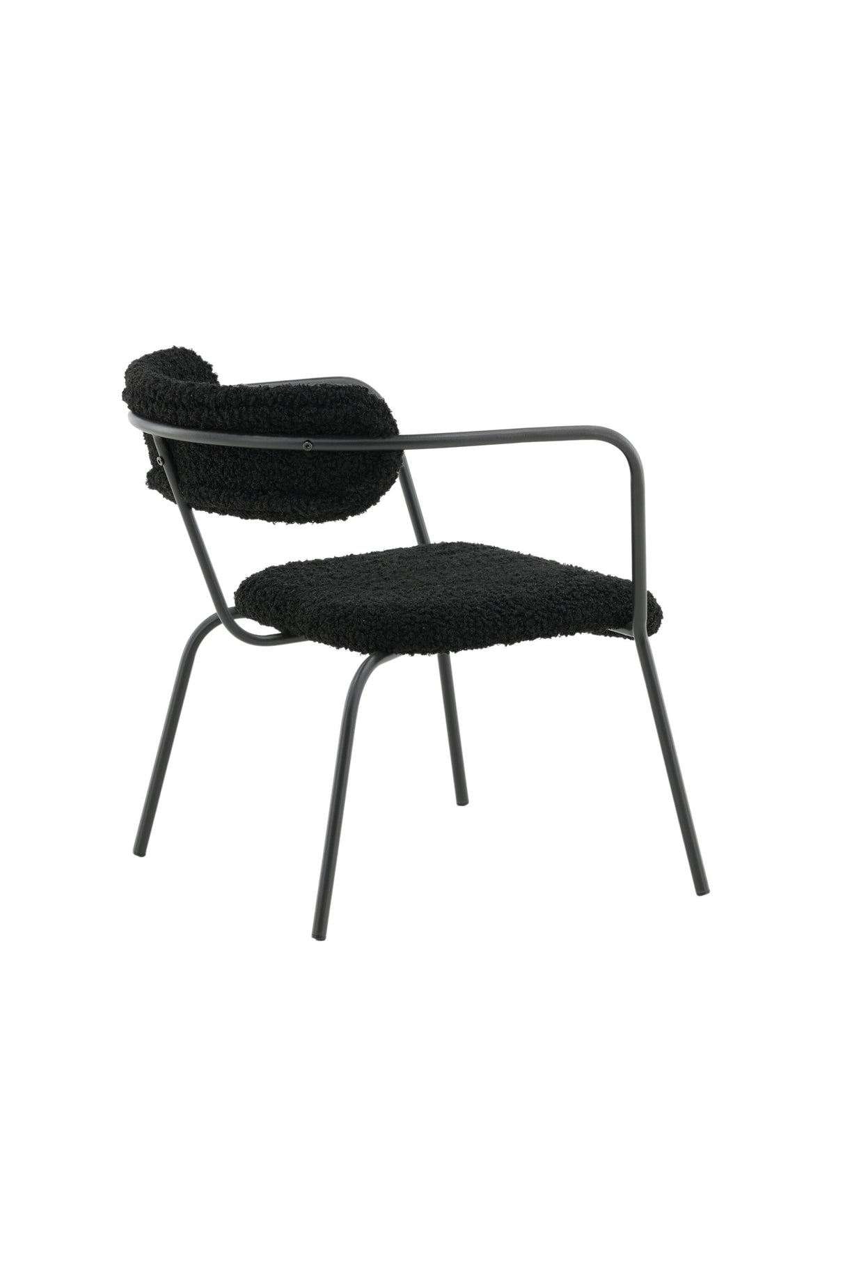 Duffy Sessel - schwarz/Polyester - Teddy - Sessel - ALVAHOME