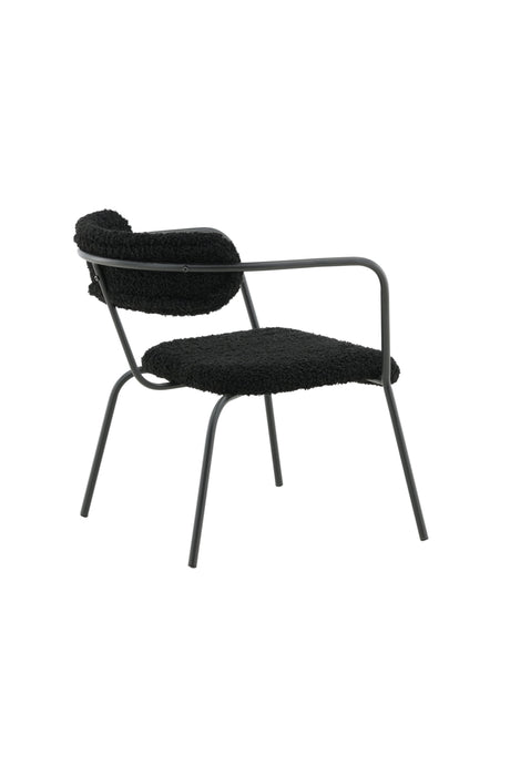 Duffy Sessel - schwarz/Polyester - Teddy - Sessel - ALVAHOME
