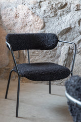 Duffy Sessel - schwarz/Polyester - Teddy - Sessel - ALVAHOME