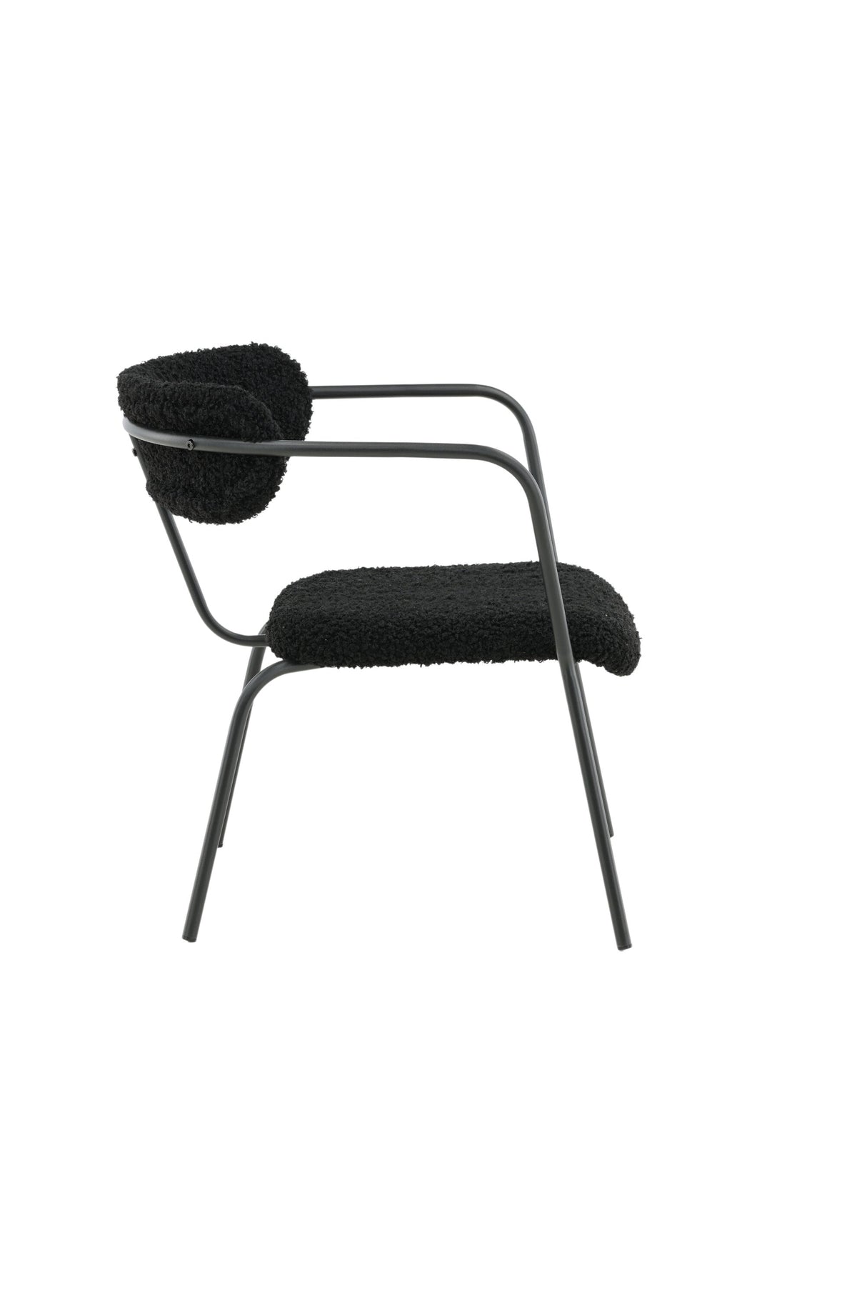 Duffy Sessel - schwarz/Polyester - Teddy - Sessel - ALVAHOME